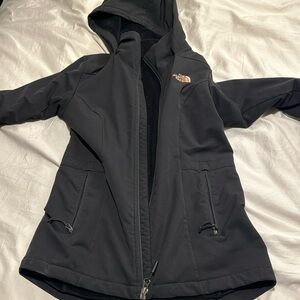 North Face black coat